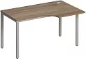Стол эргономичный правый на металлокаркасе
