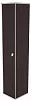 Офисный шкаф высокий узкий закрытый