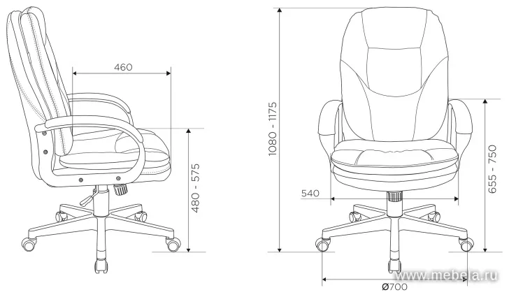 кресло CH-868N Fabric