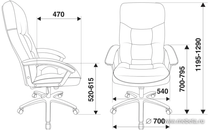 кресло T-9908AXSN-AB