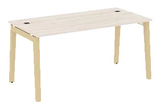 Стол рабочий руководителя, опоры - массив дерева