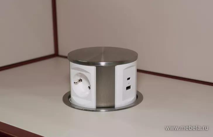 Розетка круглая G10703N-2AC