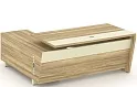Стол руководителя с опорной тумбой (правый)