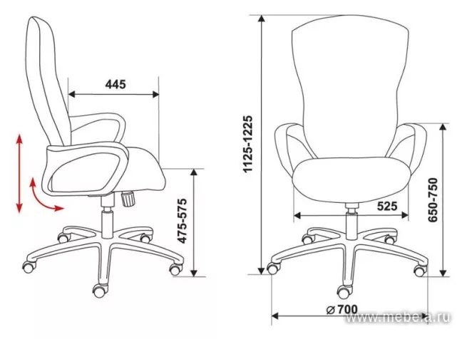 кресло CH-818AXSN