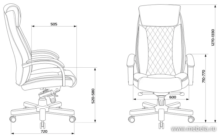 кресло T-9924 Walnut