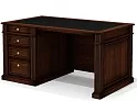 Стол руководителя однотумбовый, без центрального лотка (левый)