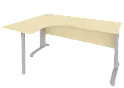 Стол эргономичный на металлокаркасе (левый)