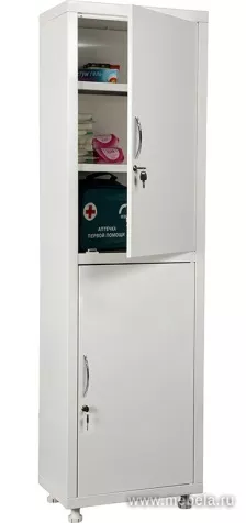 Шкаф медицинский HILFE МД 1 1650/SS