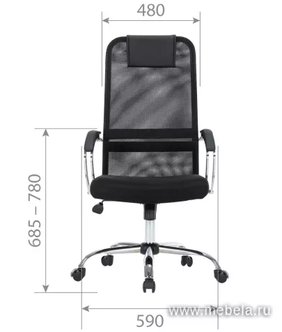 кресло CH-612 Chrome