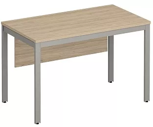 Стол письменный на металлокаркасе с экраном ДСП