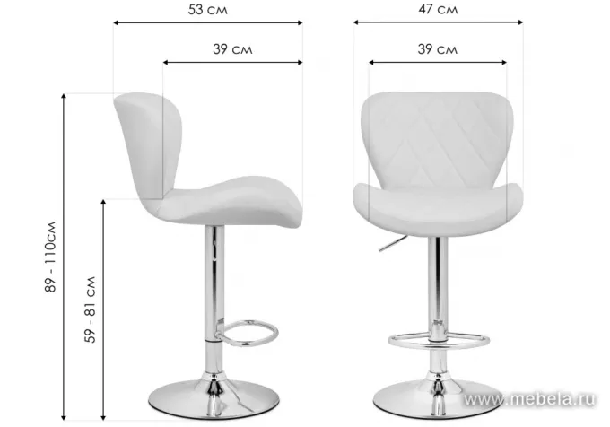 Барный стул Porch gray