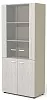 Офисный шкаф высокий комбинированный