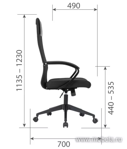 кресло CH-612 Black