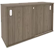 Офисный шкаф-купе низкий с замком