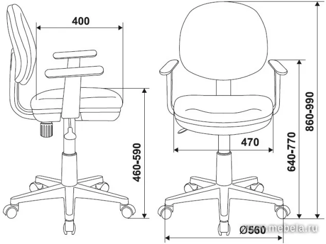 кресло CH-W356AXSN