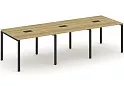 Стол для переговоров на металлокаркасе (3 столешницы)