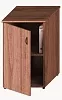 Офисный шкаф низкий узкий глухой