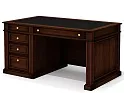 Стол руководителя однотумбовый, с центральным лотком (левый)