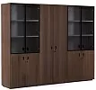 Офисный шкаф для документов с гардеробом