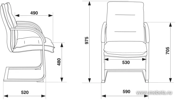 кресло T-9927SL-Low-v