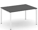 Стол переговорный на П-образных опорах 40х40