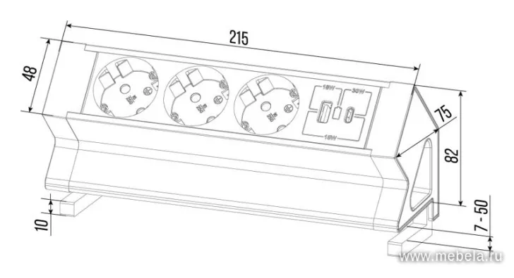 Блок розеток G4103Y