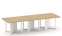Стол переговорный на металлокаркасе (3 модуля)