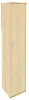 Офисный шкаф высокий узкий закрытый