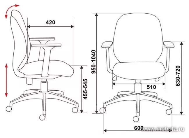 кресло CH-585/V398-20