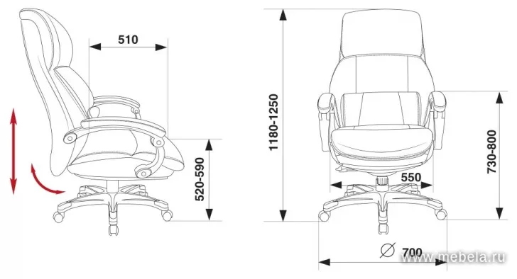 кресло Miro Black