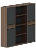 Офисный шкаф высокий трехсекционный
