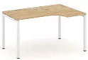 Стол рабочий эргономичный на П-образных опорах 40х40 (Левый/Правый)