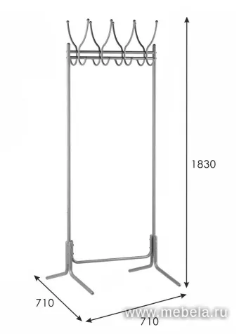 Вешалка напольная М 1Н