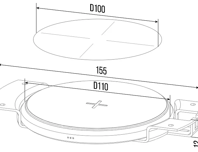 фото Беспроводная зарядка 55-1Q №3