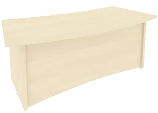 Офисный письменный стол для руководителя (криволинейный)