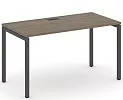 Стол письменный на металлокаркасе на П-образных опорах 40х40