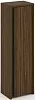 Офисный шкаф высокий узкий правый (высокий фасад ЛДСП)