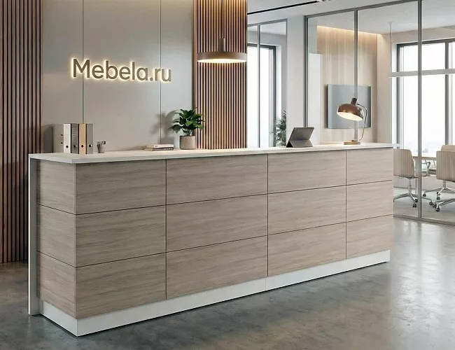 фото стойка ресепшн Steel