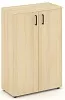 Офисный шкаф средний широкий (2 низких фасада, задняя стенка ЛДСП