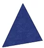 Настенная панель треугольная  Королевский Синий  (сторона 400мм)