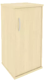 Офисный шкаф узкий низкий закрытый, Л/Пр.