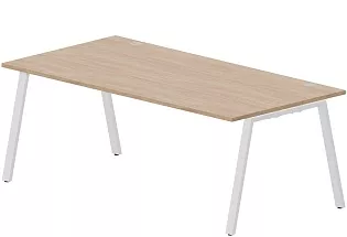 Стол рабочий на металлокаркасе (А-опоры / 2 громмета)