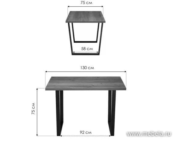 Обеденный стол Wood Elpathy 130