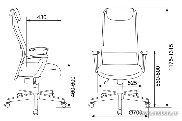 Офисное кресло KB-8