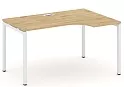 Стол рабочий эргономичный на П-образных опорах 40х40 (Левый/Правый)
