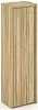 Офисный шкаф высокий узкий левый (высокий фасад ЛДСП)