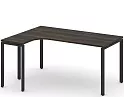 Стол письменный эргономичный Concept на П-образном металлокаркасе (левый)