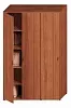 Офисный шкаф для документов высокий комбинированный