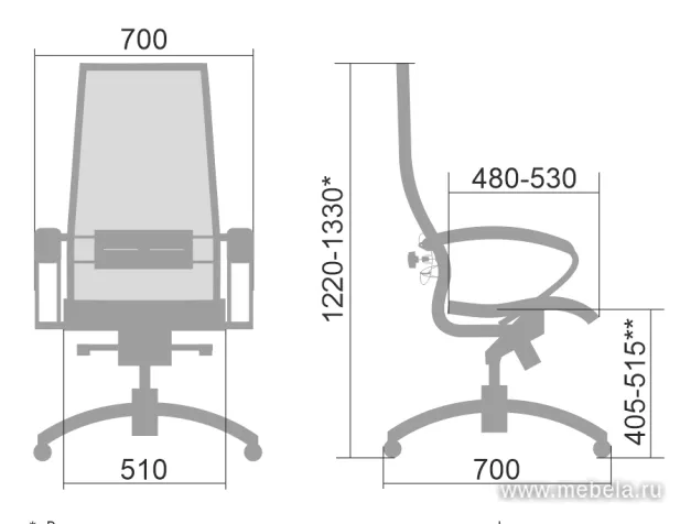 кресло Samurai Lux 2
