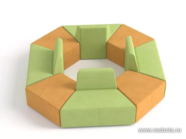 Офисный диван Оригами